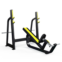 Équipement de sport commercial équipement de fitness entraîneur de gymnastique inclinaison banc presse Machine plaque chargée force Machine