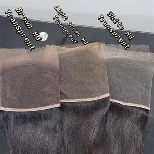 Fermeture frontale en dentelle HD fine de qualité supérieure, fournisseur de dentelle frontale suisse HD transparente, dentelle frontale HD transparente effet <span class=keywords><strong>film</strong></span> - Product Image 3