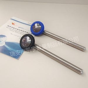 Marteau de réflexes musculaires rétractable en acier inoxydable, marteau de réflexes nerveux rond - Product Image 1