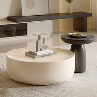 Table basse moderne de luxe avec rangement, plateau en bois durable pour salon, meubles de maison