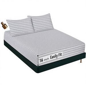 Juego de Ropa de Cama Terapéutica de Alta Calidad, Diseño 2025, 100% Poliéster, Juego de Sábanas y Fundas de Almohada Personalizadas, 600 Hilos - Product Image 1