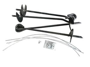 Abri de <span class=keywords><strong>voiture</strong></span> <span class=keywords><strong>en</strong></span> tissu de 5,58 m² 6x10 pieds avec <span class=keywords><strong>kit</strong></span> d'ancrage - Product Image 3