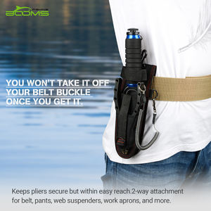 Boomsชุดอุปกรณ์ตกปลาP02 8.5in,ซองใส่คีมพร้อมพื้นที่จัดเก็บ2ช่อง - Product Image 2