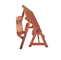 Ensemble de table et de bancs de pique-nique pliants en bois, meubles de jardin pour le camping en plein air, imperméables, anti-corrosion, utilisables par tous les temps