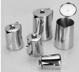 DFK01 Tasse en acier inoxydable épaissi avec motif dentelle, grande capacité, résistante à la chaleur, pour thé au lait, carafe à café - Product Image 5