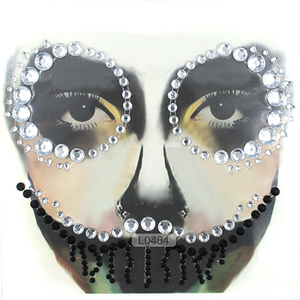 ZHONGLI - Joyas Temporales Coloridas <span class=keywords><strong>para</strong></span> el Cuerpo y <span class=keywords><strong>la</strong></span> <span class=keywords><strong>Cara</strong></span> <span class=keywords><strong>para</strong></span> Halloween, Pegatinas de Tatuajes con <span class=keywords><strong>Gemas</strong></span>, Modelo de Gema de Halloween Hecha en China <span class=keywords><strong>para</strong></span> Adultos y Niños - Product Image 1