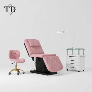 Turri Electric Facial Spa Lash Bed Massage Table Cosmetic Bed Chair Reclining Salon Cosmetic Chair Full Set