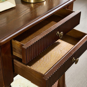 Consolle Vintage Francese per Ingresso, Tavolo Decorativo in Legno Massello per Soggiorno, Corridoio e Passaggio, <span class=keywords><strong>con</strong></span> Vano Contenitore - Product Image 4