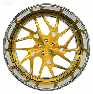 Cerchi in Lega di Alluminio Forgiato Rucci da 24, 26, 28 Pollici 5x114.3 ET20/25mm Nuovi Tre Pezzi Concavi American Force - Product Image 2