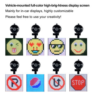 Pantalla LED para Automóvil, Personalizada de Fábrica, Venta al por Mayor, Pantalla de Expresión para Ventana Trasera de Automóvil, Pantalla LED para Parabrisas Trasero, Luz de Expresión para Automóvil - Product Image 4