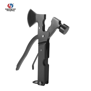 Hongfeng Portable pliant <span class=keywords><strong>multifonction</strong></span> de qualité industrielle hache <span class=keywords><strong>outil</strong></span> de survie en plein air et lutte contre l'incendie Camping marteau ensemble multi-outils - Product Image 5