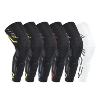 Sports course à pied randonnée football athlétique musculation genouillères orthèse chaussettes sans pied pour le soulagement des douleurs articulaires