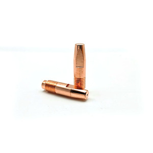 Pointe de contact CuCrZr M10x40 type <span class=keywords><strong>Fronius</strong></span> pour torche de soudage robotisée <span class=keywords><strong>MIG</strong></span>/<span class=keywords><strong>MAG</strong></span>, pièces détachées, consommables de soudage - Product Image 3