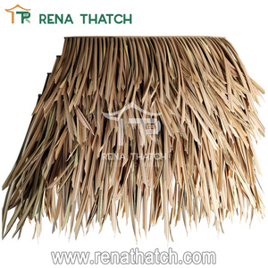 Tự nhiên tìm kiếm Tiki Bar nhựa rơm thatch mái ngói thatch cuộn chống cháy tổng hợp rơm HDPE Palm sậy Bảng điều chỉnh - Product Image 2