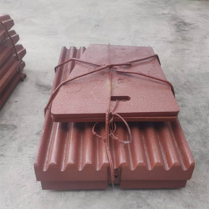 เครื่องบดกรามแบบเว้าแผ่นเหล็กแมงกานีสสูงสำหรับการทำเหมืองแร่ขึ้นรูปโลหะทอง - Product Image 3