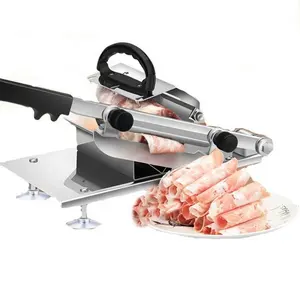 Hoch leistungs handbuch Mini Fleischs ch neider Kartoffel chips Slicer Gefrorener Fisch Schweine fleisch Fleisch Knochens ch neiden Manueller Fleischs ch neider Brots ch neider