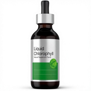 Complément alimentaire liquide de chlorophylle, saveur menthe poivrée naturelle, 59 ml, extrait d'herbes antioxydant - Product Image 1
