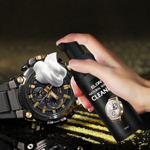 천연 성분 50ml 고급 시계 청소 폴란드어 시계 보석 폼 클리너 솔루션 관리 키트 (매트 스폰지 포함) - Product Image 4