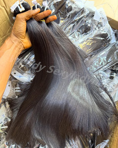 Prix de gros usine 100% Cheveux vierges bruts indiens bouclés, ondulés naturels, ondulés profonds, lisses, en lots - Product Image 6