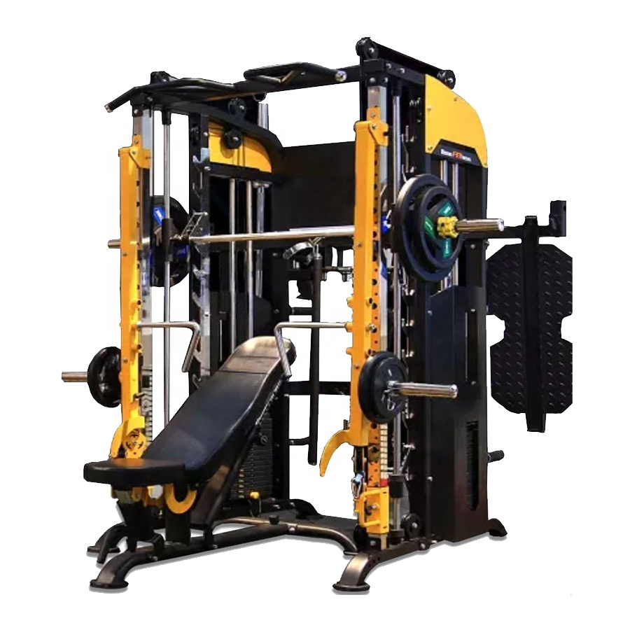 Attrezzature per il Fitness da palestra per la casa di migliore qualità acquista Online allenatore multifunzione Force Smith Machine