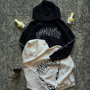 Sudadera recortada de alta calidad para hombre, jersey de invierno de gran tamaño, ropa de calle personalizada, Impresión de transferencia de calor Y2k de gran tamaño con <span class=keywords><strong>capucha</strong></span> - Product Image 1