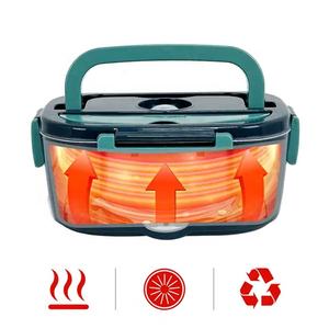 Boîte à lunch avec chauffage électrique portable personnalisé Réchauffeur d'aliments portable anti-fuite pour la maison, la voiture et les camions - Product Image 2