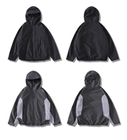 Manteau de pluie intégral pour hommes avec bandes LED Vestes d'hiver pour le vélo en plein air Ensembles de vêtements imperméables Type de motif Lettre
