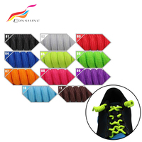 Lacets de chaussures ronds paresseux sans attache cordes de chaussures en spirale lacets bouclés élastiques à vis