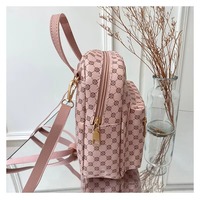 Sacs à dos pour femmes en PU, mini sac à dos, doublure en polyester, fermeture éclair, vente en gros, petit style pour femmes