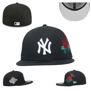 Gorra de Béisbol Roja Cerrada Ajustada de Visera Plana Bordada Original de Marca Americana Grande 2025 - Product Image 6