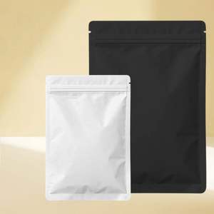 Lianyou HK Kraft stockage noir mat sac à fermeture éclair fabriqué en Chine - Product Image 5