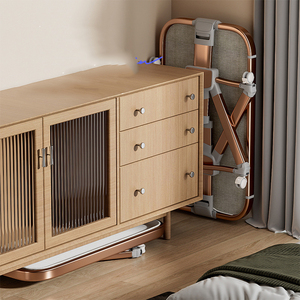 Lit de Bébé Multifonctionnel Moderne, Berceau Portable Taille Queen pour Nouveau-né, Idéal pour Chambre, Extérieur, Hôpital et Hôtel - Product Image 4
