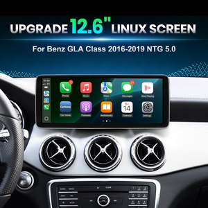 Écran Linux Carplay 12,6 pouces pour Benz GLA-Class 2016-2019 NTG 5.0, affichage multimédia Android Auto sans fil - Product Image 3
