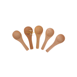 Cuillère en bois artisanale, finition lisse, ustensile de cuisine sûr - Product Image 4