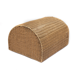 Set di 9 Cesti Portaoggetti in Rattan PE Intrecciato Fatti a Mano, Cesti Decorativi per Organizzare il Bucato, per Bagno, Realizzati in Tessuto, Metallo e Ferro - Product Image 6