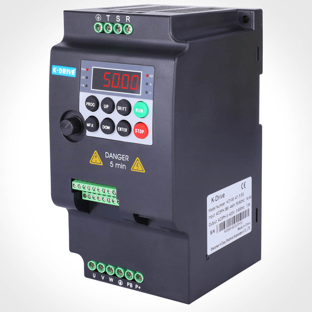 220V Single/3 Phase Input 4-30KW Variable Speed Drive Variable Frequency Inverter VFD for Compressor K-Drive KD600S