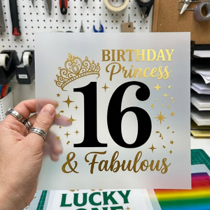 Vinilo Termoadhesivo Personalizado para Niños, Diseño de Feliz Cumpleaños en Color Morado, Listo para Planchar, Adhesivo Decorativo para Camisetas - Product Image 2