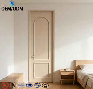 Puerta de Madera Sólida de Estilo Moderno y Minimalista, Puerta Interior de Madera para Dormitorios y Apartamentos, <span class=keywords><strong>en</strong></span> Oferta - Product Image 2