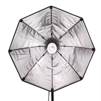 Kit Softbox Octogonal 70cm avec Support E27, Diffuseur de Flash, Accessoires d'Éclairage pour Appareil Photo, Studio Photo, Vidéo et Portrait