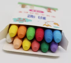 Juego de <span class=keywords><strong>tiza</strong></span> sin polvo de 12 colores para escribir suavemente en diferentes colores, herramienta de enseñanza de grafiti para niños para <span class=keywords><strong>tiza</strong></span> de maestros escolares - Product Image 4