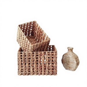 Cestas de Almacenamiento Multifuncionales de Jacinto de Agua de Alta Calidad de Vietnam, Organización Elegante y Ecológica - Product Image 1