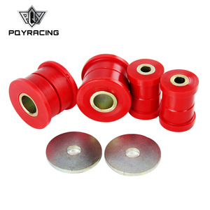 Bagues de bras de suspension avant Poyracing pour Subaru Impreza WRX 1998-2005, pièces de rechange en caoutchouc rouge - Product Image 1
