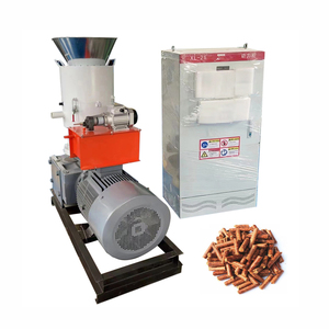 Machine à granulés de bois à matrice plate personnalisée professionnelle avec moteur électrique Haute capacité 100-3000 kg/h Fabriqué en Chine - Product Image 1