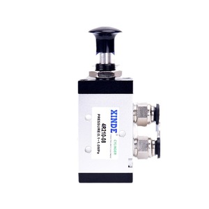 วาล์วควบคุมลมแบบแมนนวลสองตำแหน่งห้าทาง Xinde 4R210-08 สำหรับเครื่องมือลม พร้อมการรับประกัน 3 ปี - Product Image 4