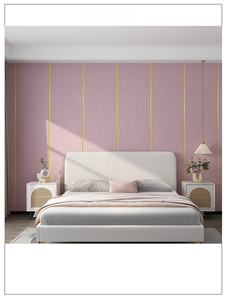 Papel Tapiz Autoadhesivo 3D con Textura de Lino, Decoración de PVC, Papel Tapiz de <span class=keywords><strong>Tela</strong></span> de Hierba - Product Image 4