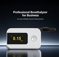 Alcoholímetro Profesional de Mano Airsense K1 H3 con Sensor de Celda de Combustible, Pantalla LCD, Precisión de 0.05% BAC, Detección Rápida, Respuesta de 1 Segundo