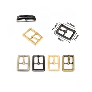 Individuelles Zubehör glänzende goldene Metall-Gürtelschnalle, quadratische Gürtelschnallen - Product Image 1