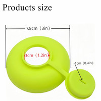 Porte-glace en silicone réutilisable Porte-glace en silicone sans goutte pour enfants