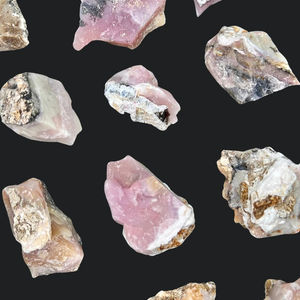 Opale rose naturelle en gros, pierre brute, cristal d'opale rose, spécimen minéral de guérison, pour la fabrication de bijoux DIY et la décoration intérieure - Product Image 5