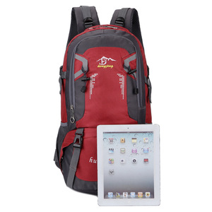 60L Capacity Waterproof Zipper Closure Polyester <b>Backpack</b> for Outdoor Sports Travel Mountaineering School Use Fashion - Product Image 2